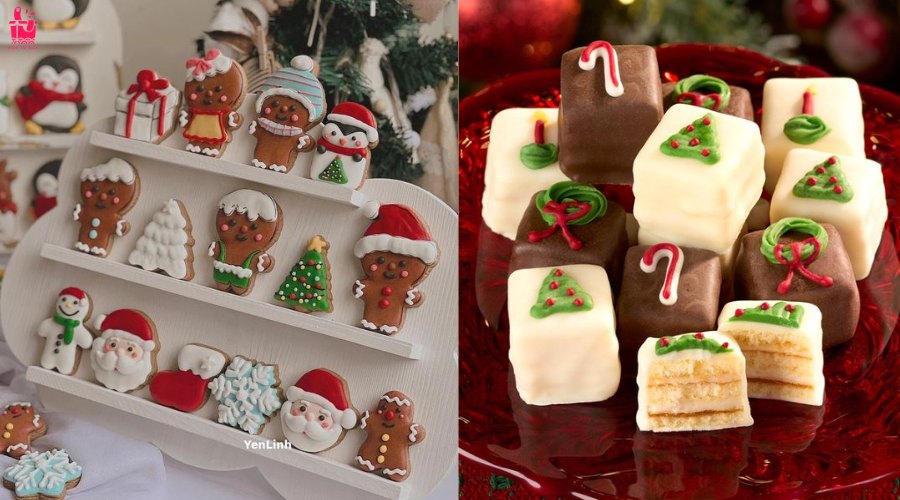 Bánh ngọt và Chocolate tình yêu Quà Tặng Noel Cho Người Yêu